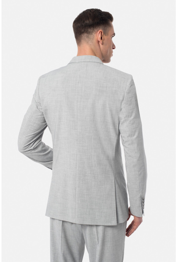 MARYNARKA WISEN SZARA SLIM FIT DWURZĘDOWA MARYNARKA WISEN SZARA SLIM FIT DWURZĘDOWA