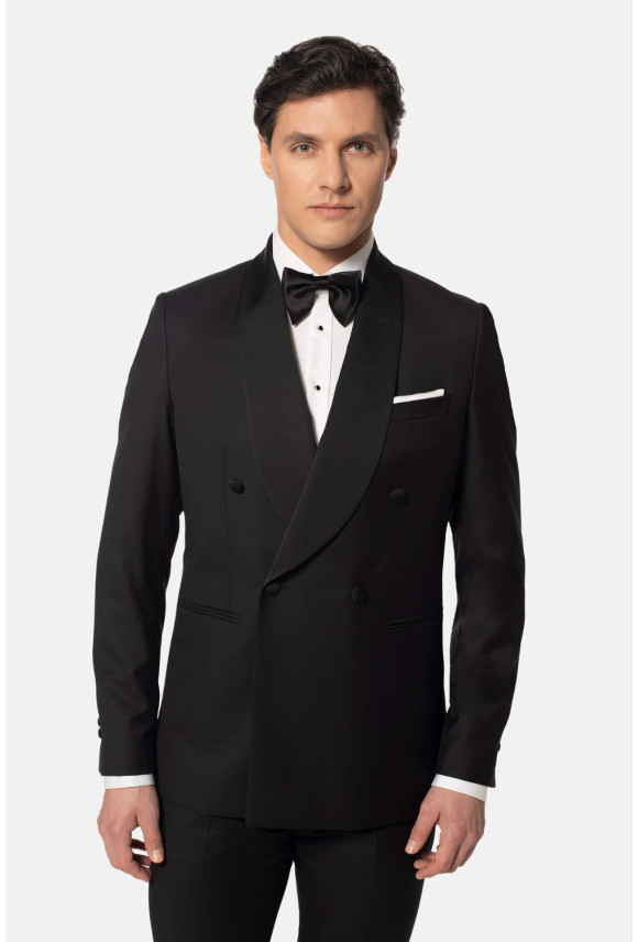 MARYNARKA WINKERO CZARNA SLIM FIT DWURZĘDOWA Z WEŁNĄ MARYNARKA WINKERO CZARNA SLIM FIT DWURZĘDOWA Z WEŁNĄ
