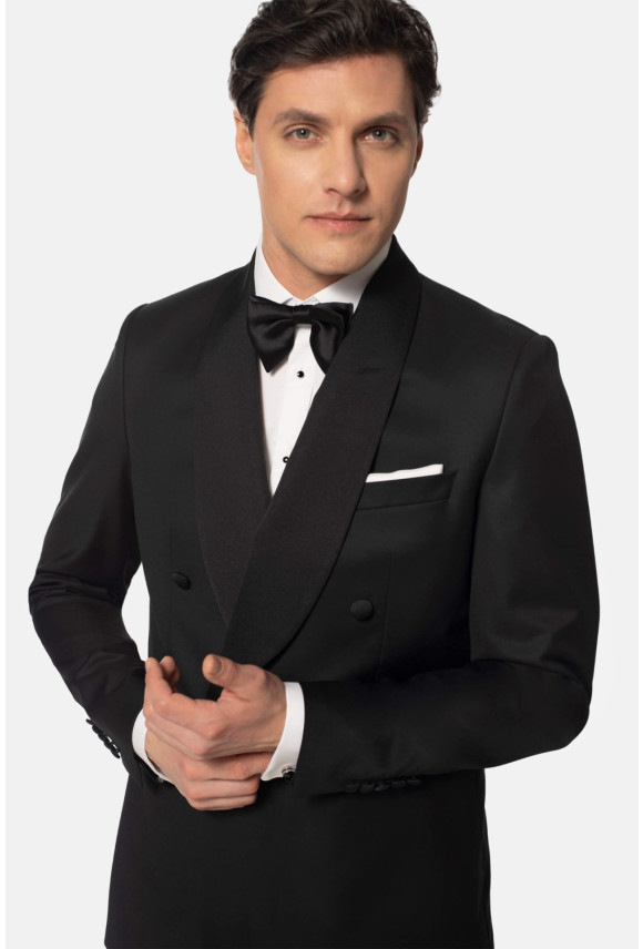 MARYNARKA WINKERO CZARNA SLIM FIT DWURZĘDOWA Z WEŁNĄ MARYNARKA WINKERO CZARNA SLIM FIT DWURZĘDOWA Z WEŁNĄ