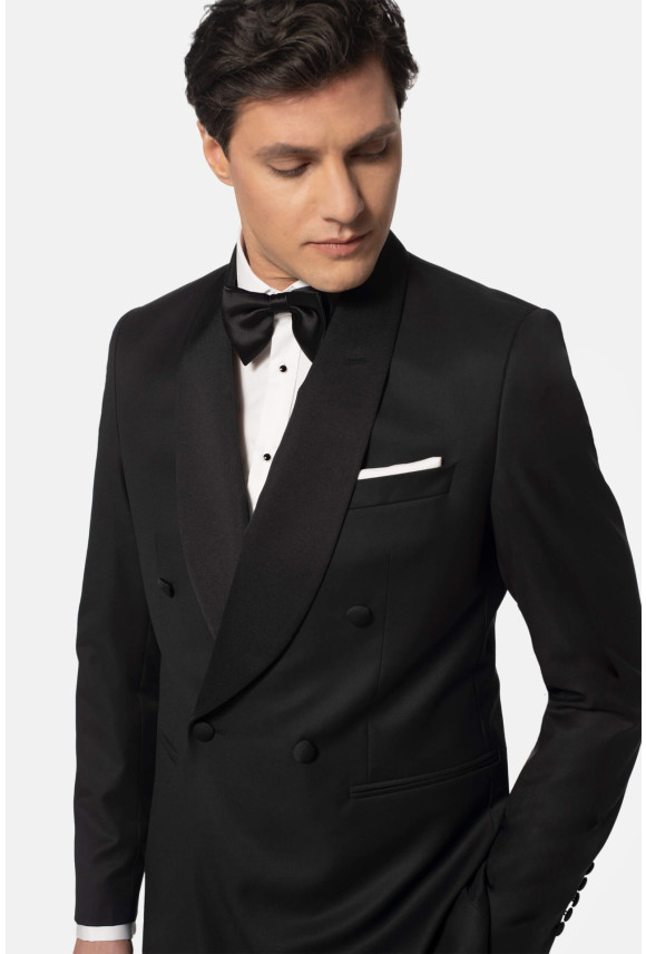 MARYNARKA WINKERO CZARNA SLIM FIT DWURZĘDOWA Z WEŁNĄ MARYNARKA WINKERO CZARNA SLIM FIT DWURZĘDOWA Z WEŁNĄ