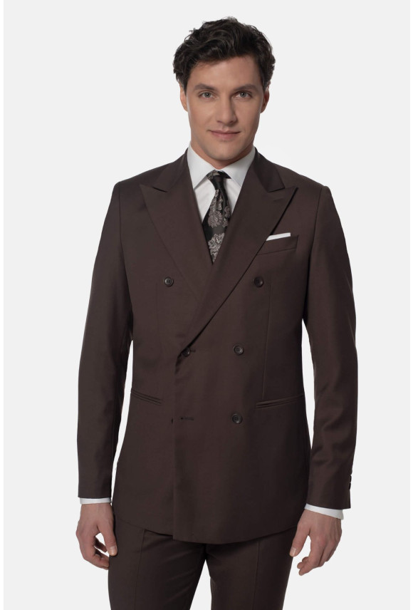 MARYNARKA TARDIANO BRĄZOWA SLIM FIT DWURZĘDOWA Z WEŁNĄ MARYNARKA TARDIANO BRĄZOWA SLIM FIT DWURZĘDOWA Z WEŁNĄ