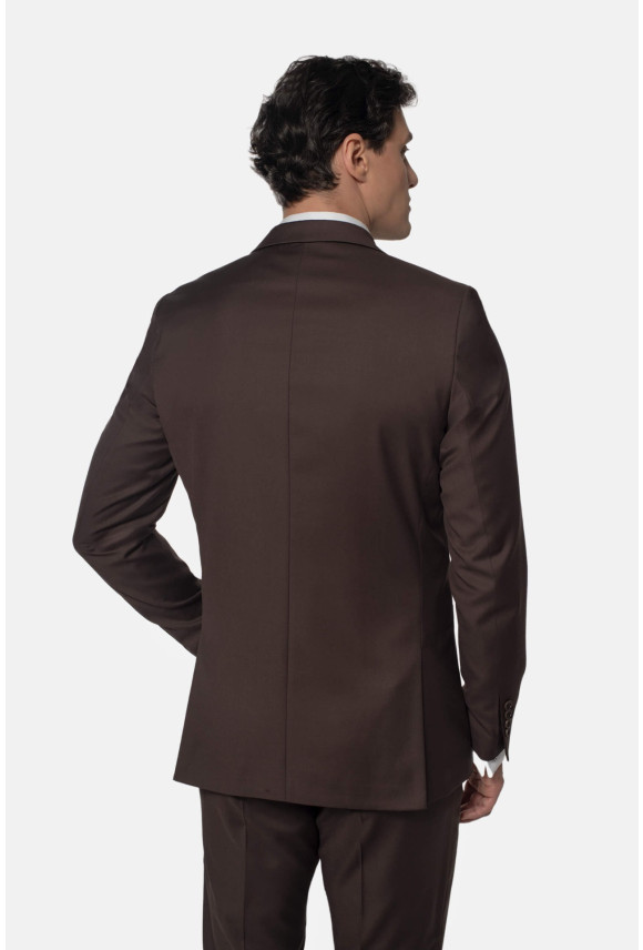 MARYNARKA TARDIANO BRĄZOWA SLIM FIT DWURZĘDOWA Z WEŁNĄ MARYNARKA TARDIANO BRĄZOWA SLIM FIT DWURZĘDOWA Z WEŁNĄ