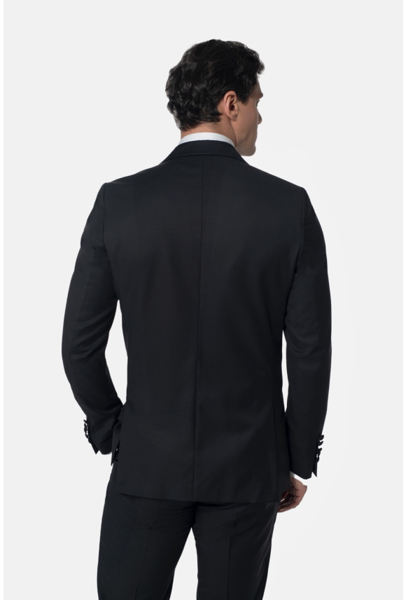 MARYNARKA WINIS CZARNA SLIM FIT JEDNORZĘDOWA Z WEŁNĄ MARYNARKA WINIS CZARNA SLIM FIT JEDNORZĘDOWA Z WEŁNĄ