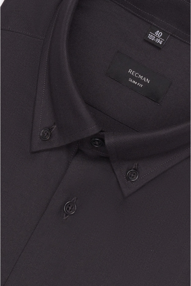 KOSZULA FORMENTO 3258D DŁUGI RĘKAW SLIM FIT GRAFITOWA FLANELAOWA KOSZULA FORMENTO 3258D DŁUGI RĘKAW SLIM FIT GRAFITOWA FLANELAOWA