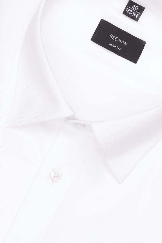 KOSZULA CORSINI 3347D DŁUGI RĘKAW SLIM FIT BIAŁA Z BAWEŁNY KOSZULA CORSINI 3347D DŁUGI RĘKAW SLIM FIT BIAŁA Z BAWEŁNY