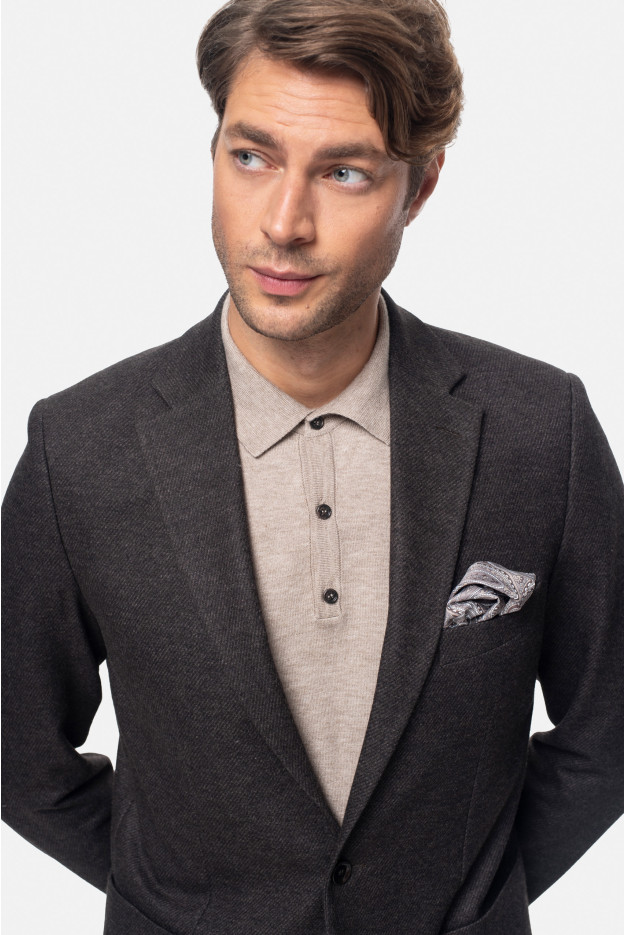 MARYNARKA BUDINO BRĄZOWA SLIM FIT JEDNORZĘDOWA MARYNARKA BUDINO BRĄZOWA SLIM FIT JEDNORZĘDOWA