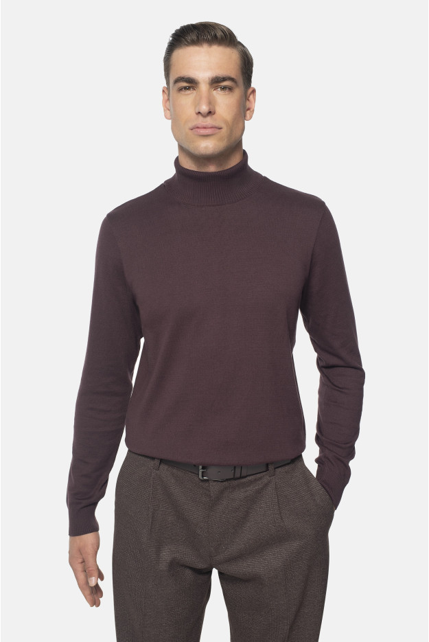 SWETER GROTTON GOLF BORDOWY Z BAWEŁNĄ SWETER GROTTON GOLF BORDOWY Z BAWEŁNĄ