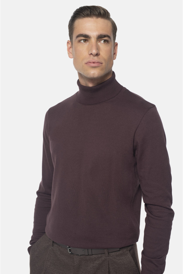 SWETER GROTTON GOLF BORDOWY Z BAWEŁNĄ SWETER GROTTON GOLF BORDOWY Z BAWEŁNĄ