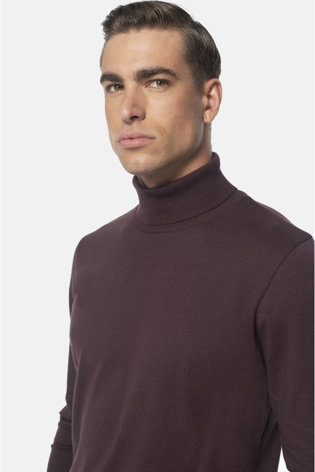 SWETER GROTTON GOLF BORDOWY Z BAWEŁNĄ SWETER GROTTON GOLF BORDOWY Z BAWEŁNĄ