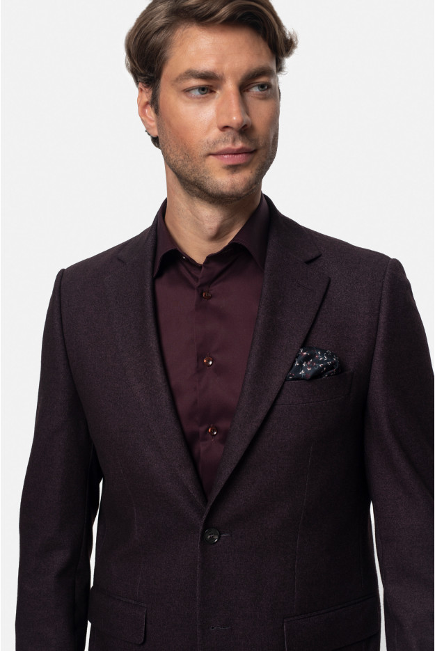 MARYNARKA PRODO BORDOWA SLIM FIT JEDNORZĘDOWA MARYNARKA PRODO BORDOWA SLIM FIT JEDNORZĘDOWA