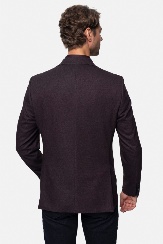 MARYNARKA PRODO BORDOWA SLIM FIT JEDNORZĘDOWA MARYNARKA PRODO BORDOWA SLIM FIT JEDNORZĘDOWA