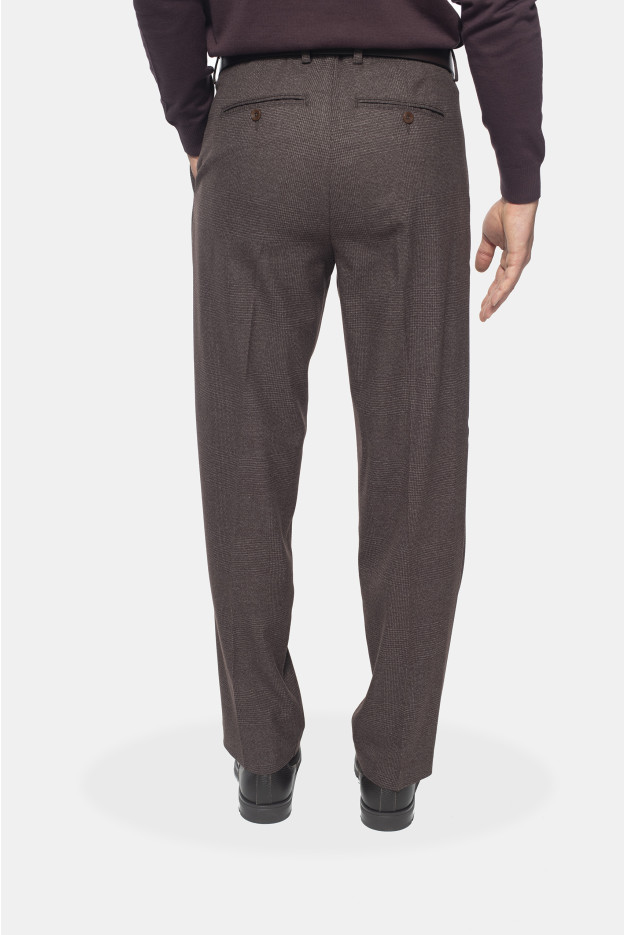 SPODNIE RABADE RELAXED TAPERED BRĄZOWE