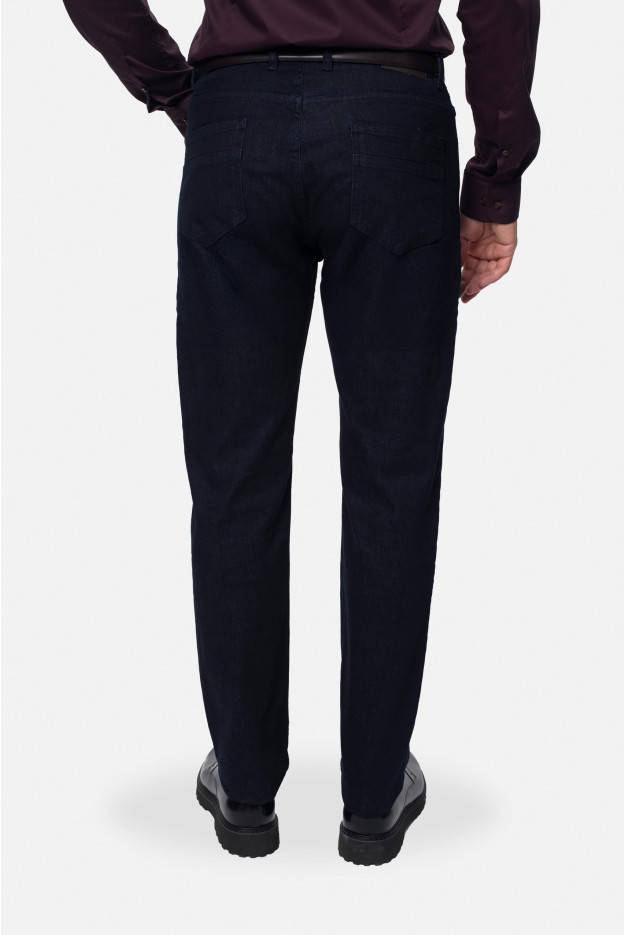 SPODNIE RAMON STRAIGHT LEG GRANATOWE JEANSOWE SPODNIE RAMON STRAIGHT LEG GRANATOWE JEANSOWE