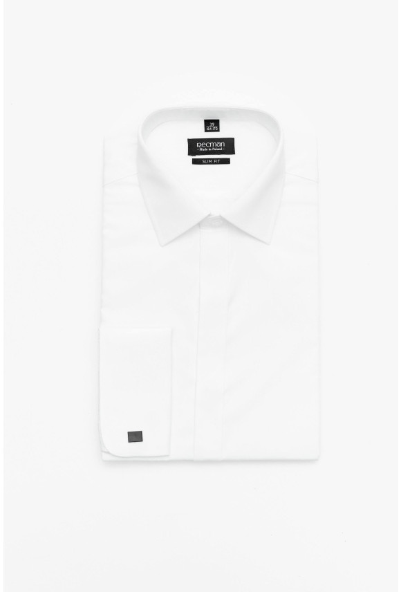 KOSZULA SAVERNE2 9001 SP SLIM FIT BIAŁA