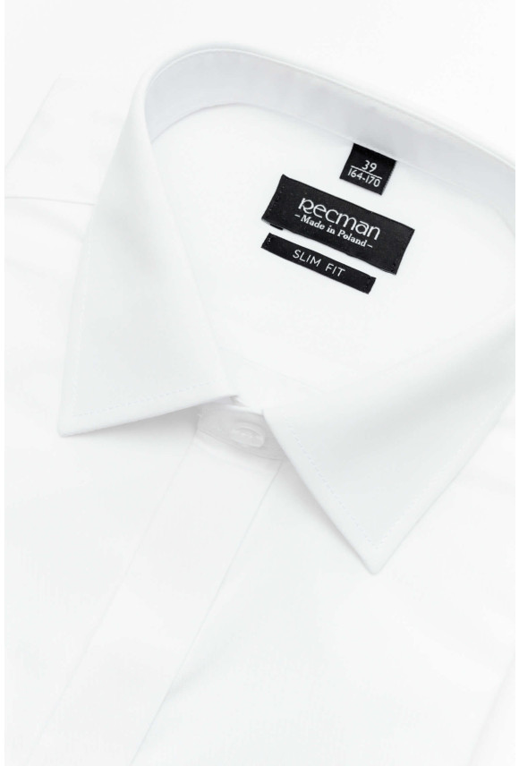 KOSZULA SAVERNE2 9001 SP SLIM FIT BIAŁA