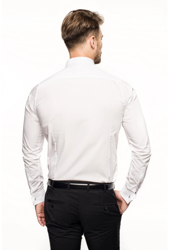 KOSZULA SAVERNE2 9001 SP SLIM FIT BIAŁA