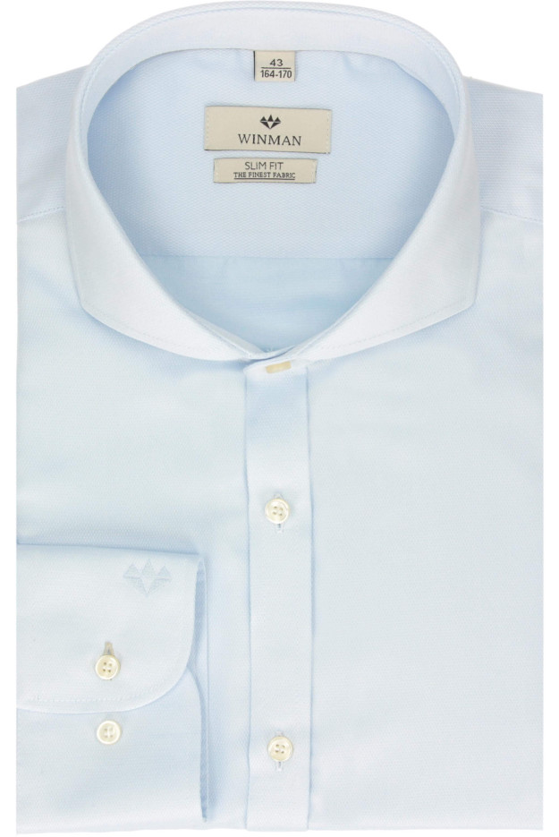 KOSZULA WINCODE 2109 DŁUGI RĘKAW SLIM FIT NIEBIESKI KOSZULA WINCODE 2109 DŁUGI RĘKAW SLIM FIT NIEBIESKI