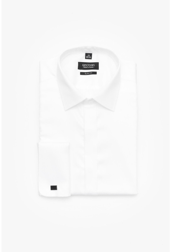 KOSZULA VERSONE 2623 SP SLIM FIT BIAŁA