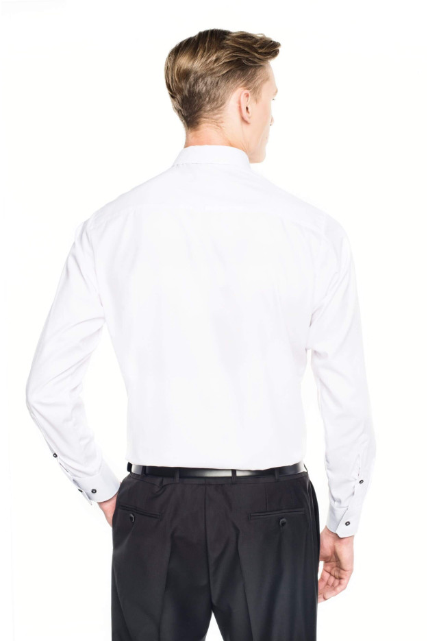 KOSZULA BEXLEY 2617 DŁUGI RĘKAW CUSTOM FIT BIAŁY