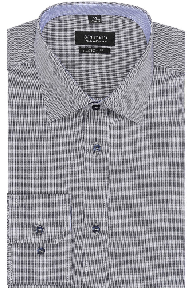 KOSZULA BEXLEY 2457 DŁUGI RĘKAW CUSTOM FIT GRANAT