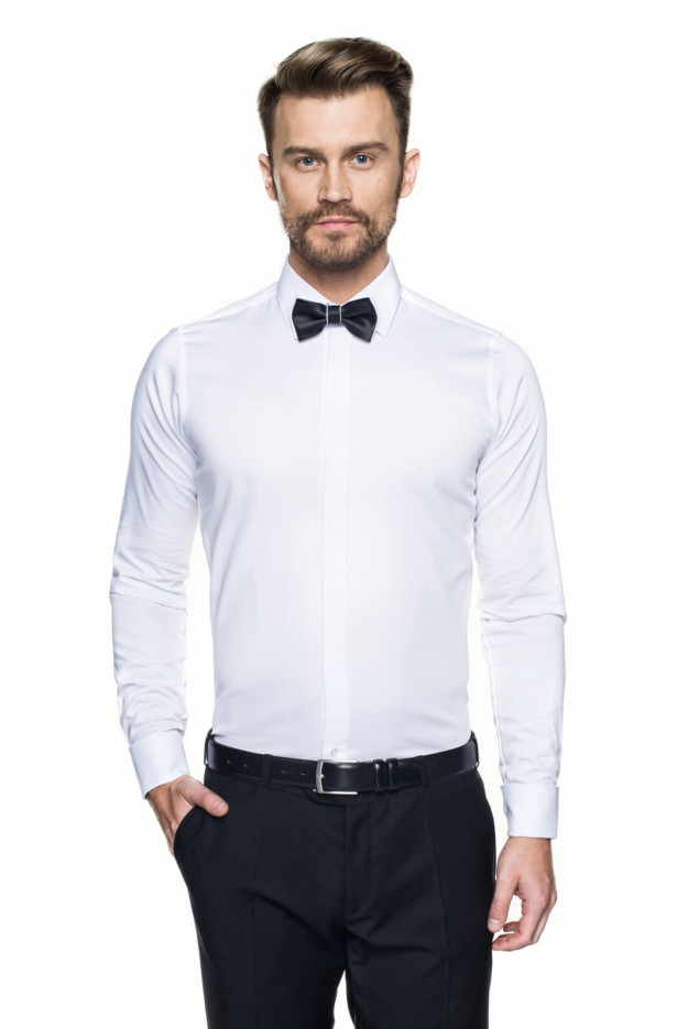 KOSZULA VERSONE 2654 SP SLIM FIT BIAŁY