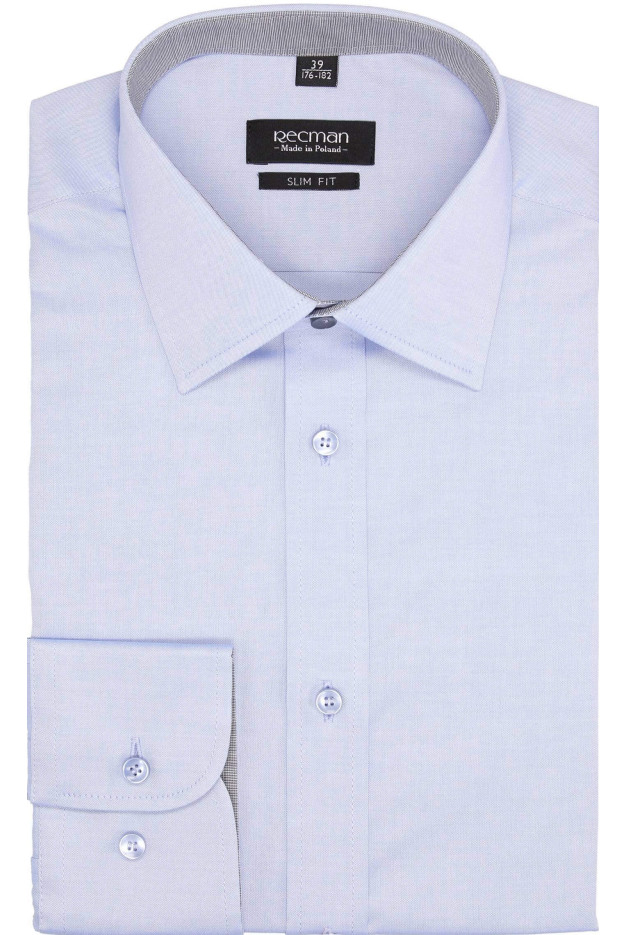 KOSZULA BEXLEY 2657 DŁUGI RĘKAW SLIM FIT NIEBIESKI KOSZULA BEXLEY 2657 DŁUGI RĘKAW SLIM FIT NIEBIESKI
