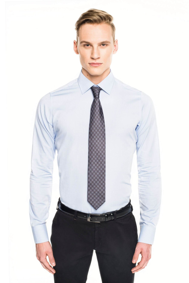 KOSZULA BEXLEY 2635 DŁUGI RĘKAW SLIM FIT NIEBIESKI KOSZULA BEXLEY 2635 DŁUGI RĘKAW SLIM FIT NIEBIESKI