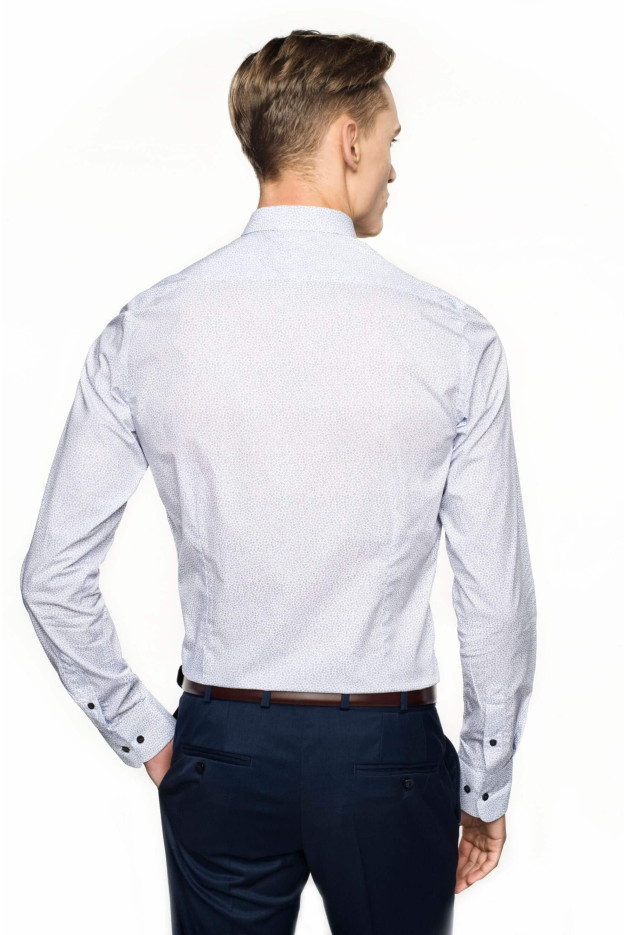 KOSZULA VERSONE 5002A DŁUGI RĘKAW SLIM FIT BIAŁY