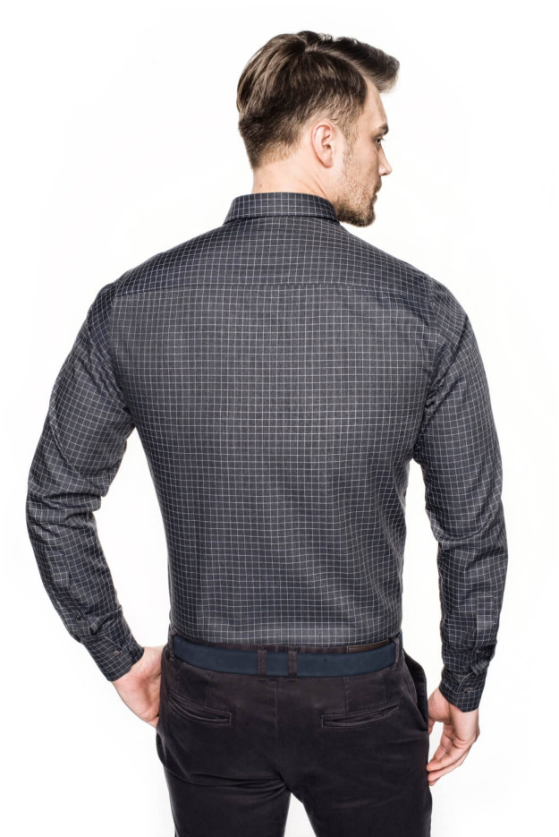 KOSZULA BEXLEY F2672 DŁUGI RĘKAW CUSTOM FIT CZERŃ