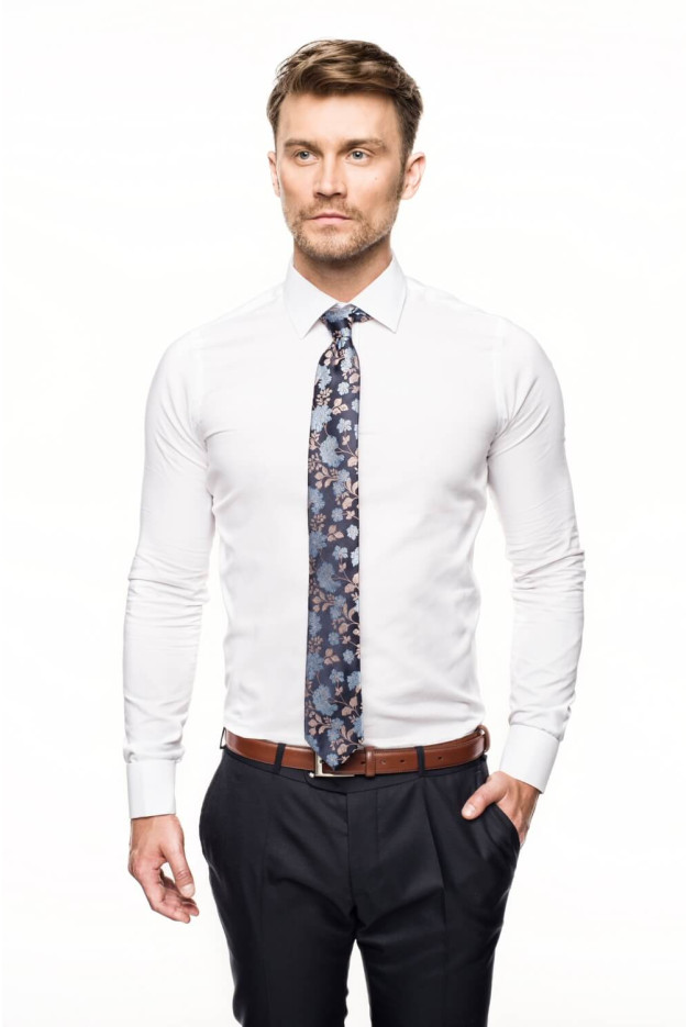 KOSZULA VERSONE 2734 SP SLIM FIT BIAŁY