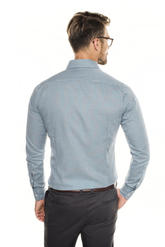 KOSZULA VERSONE 2812 DŁUGI RĘKAW SLIM FIT ZIELEŃ