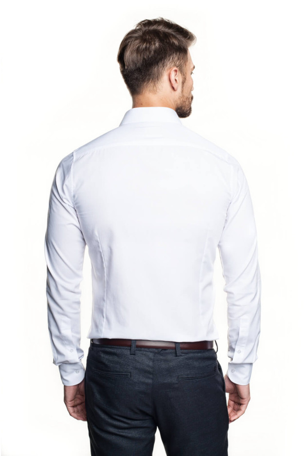 KOSZULA BEXLEY 2801/1 DŁUGI RĘKAW SLIM FIT BIAŁY KOSZULA BEXLEY 2801/1 DŁUGI RĘKAW SLIM FIT BIAŁY