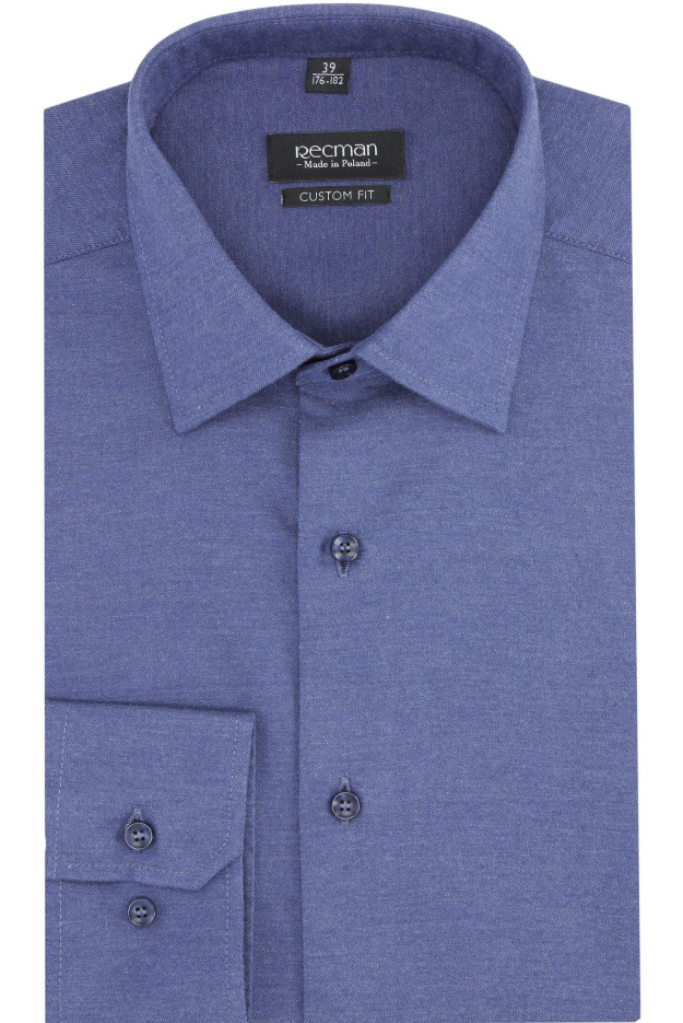 KOSZULA VERSONE 2519 DŁUGI RĘKAW CUSTOM FIT GRANAT KOSZULA VERSONE 2519 DŁUGI RĘKAW CUSTOM FIT GRANAT