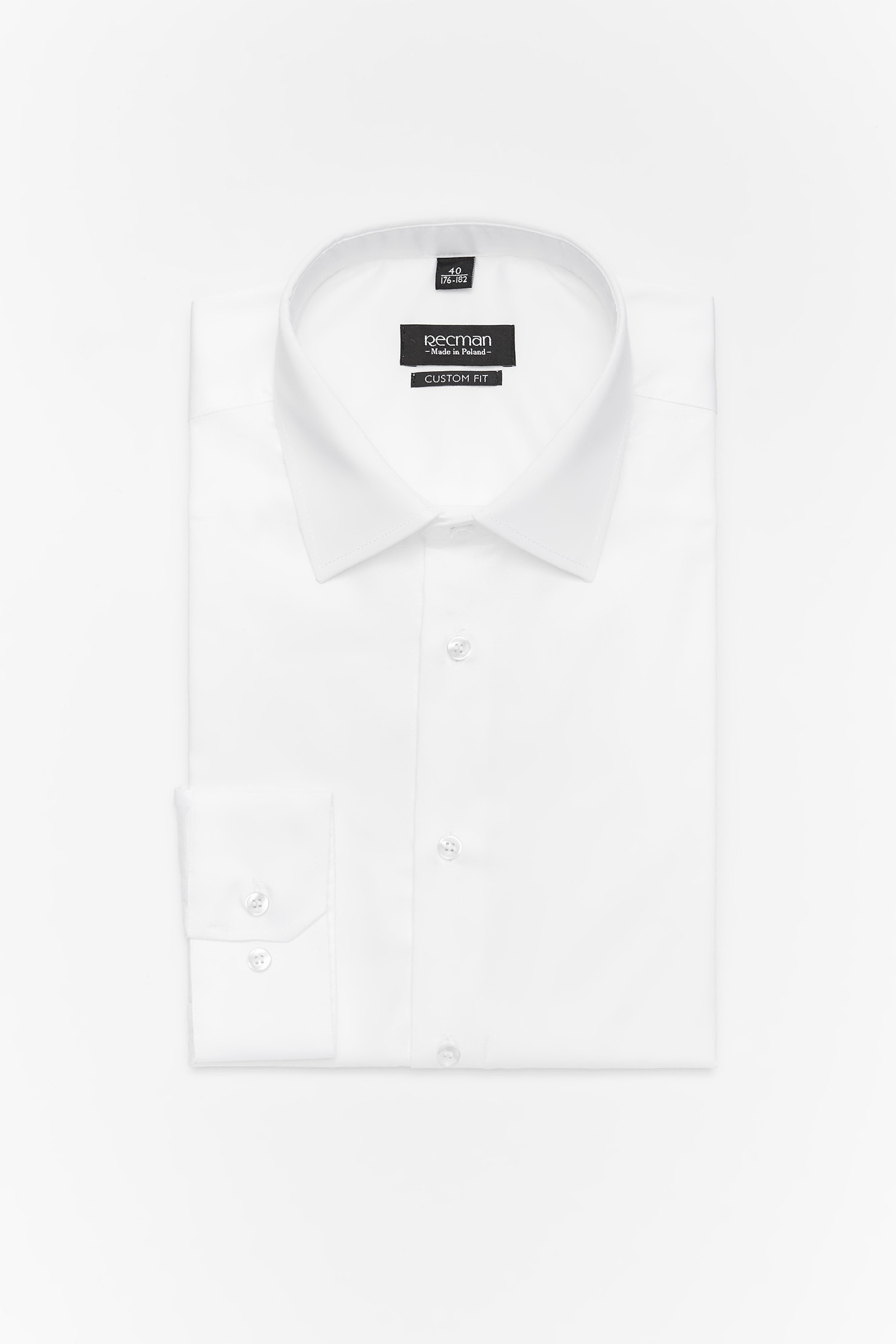 KOSZULA VERSONE 3517 DŁUGI RĘKAW CUSTOM FIT BIAŁY KOSZULA VERSONE 3517 DŁUGI RĘKAW CUSTOM FIT BIAŁY
