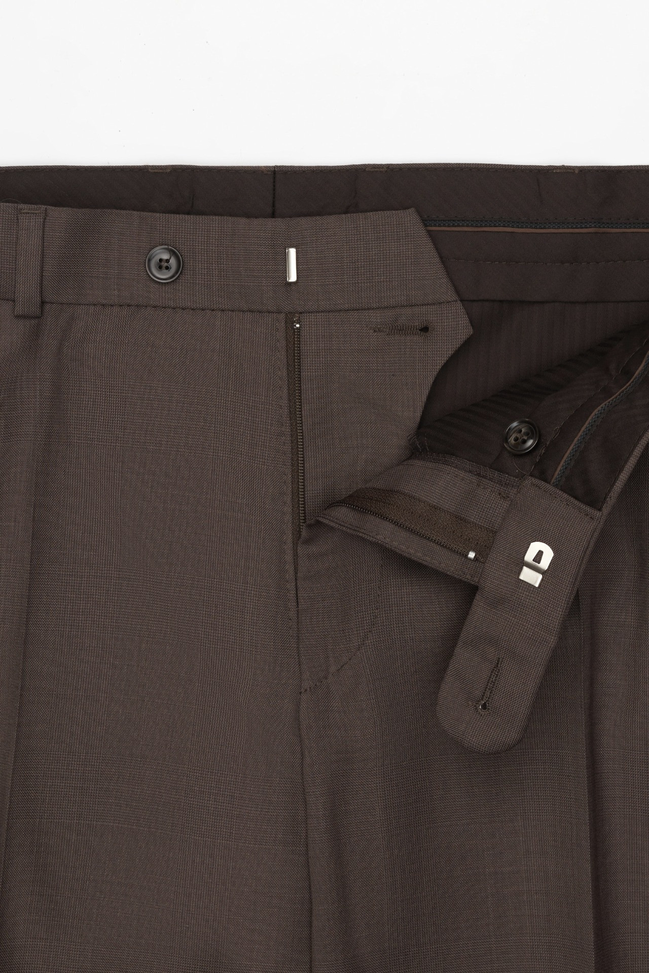 SPODNIE MULA 325 BRĄZOWE Z WEŁNĄ