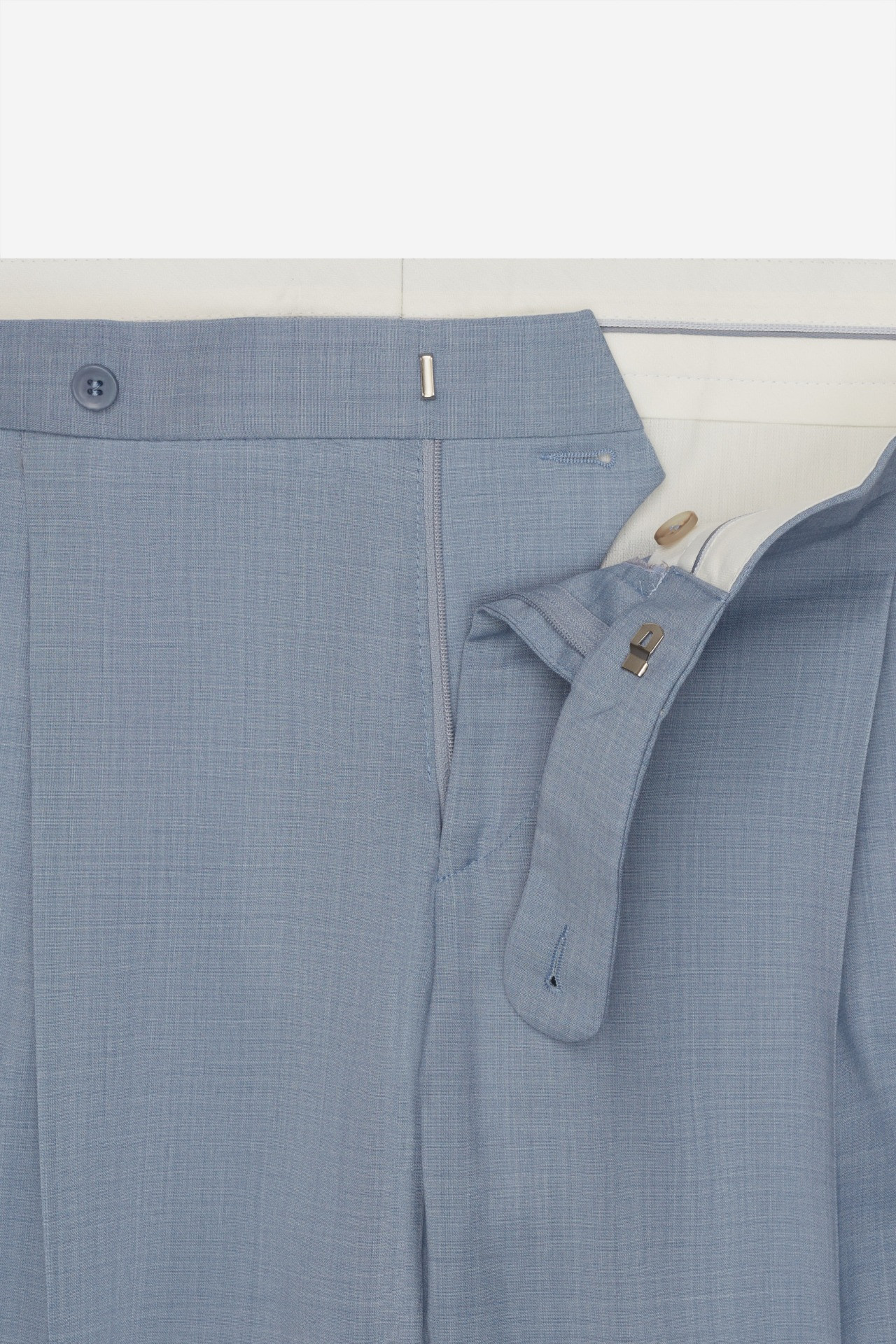 SPODNIE OLBIA 324A NIEBIESKIE Z WEŁNĄ