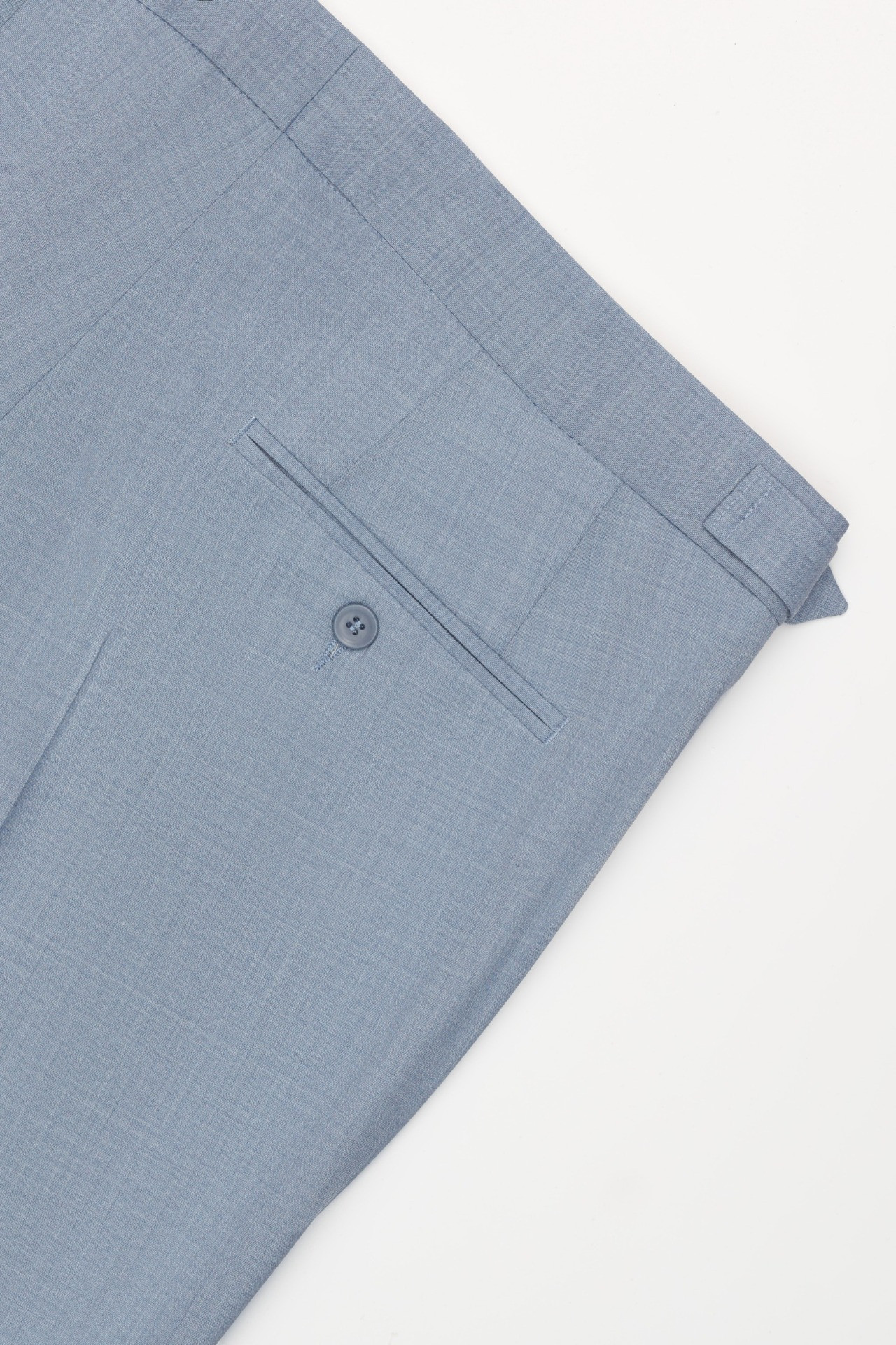 SPODNIE OLBIA 324A NIEBIESKIE Z WEŁNĄ