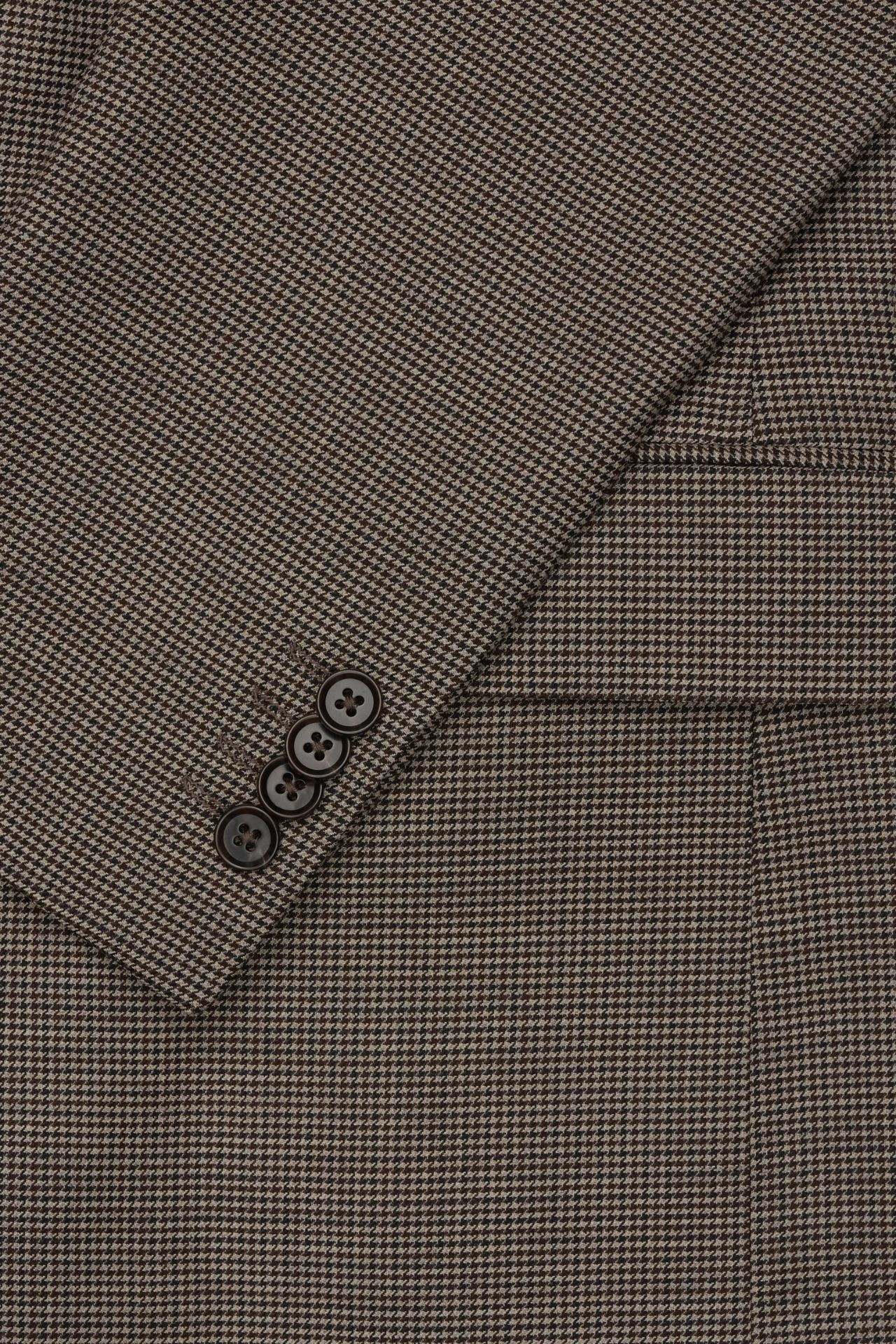 MARYNARKA PERIANA BRĄZOWA SLIM FIT JEDNORZĘDOWA Z WEŁNĄ