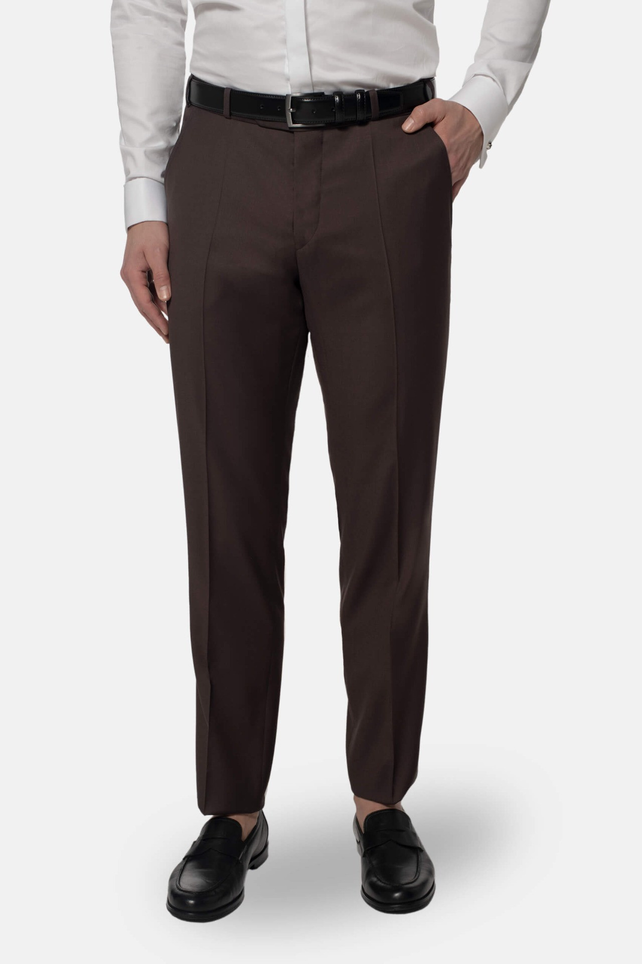 SPODNIE DESANA 325 BRĄZOWE Z WEŁNĄ