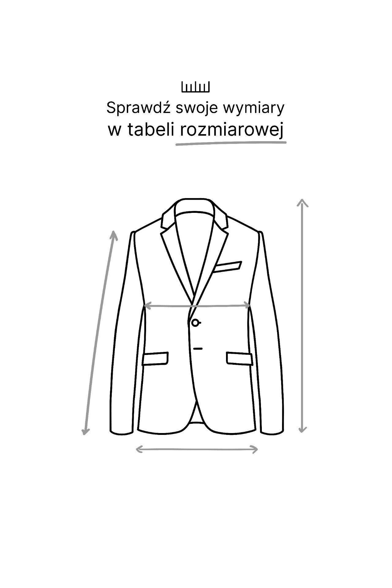 MARYNARKA TIRIA SZARA SLIM FIT JEDNORZĘDOWA Z WEŁNY