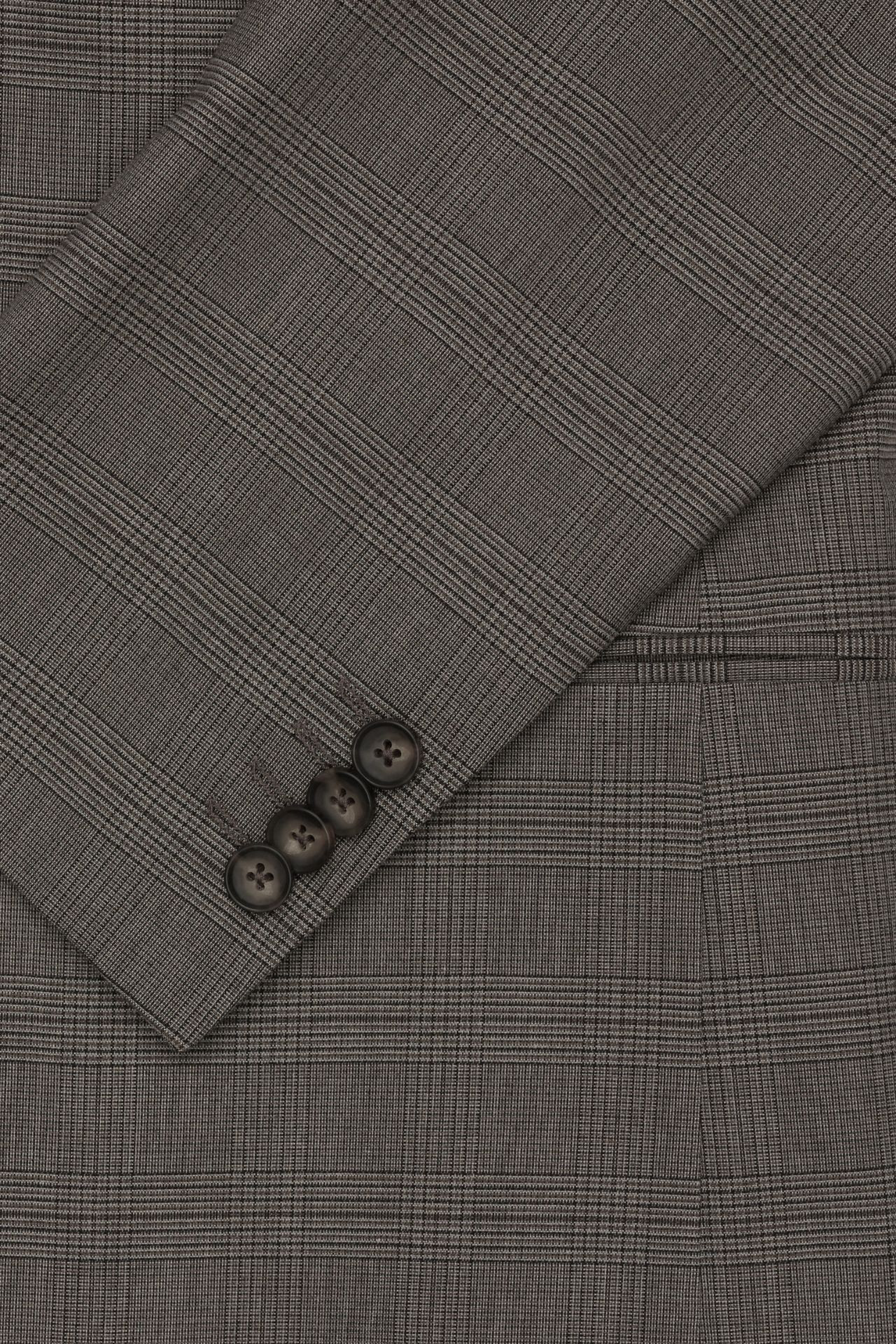 MARYNARKA ORMETO BRĄZOWA SLIM FIT JEDNORZĘDOWA