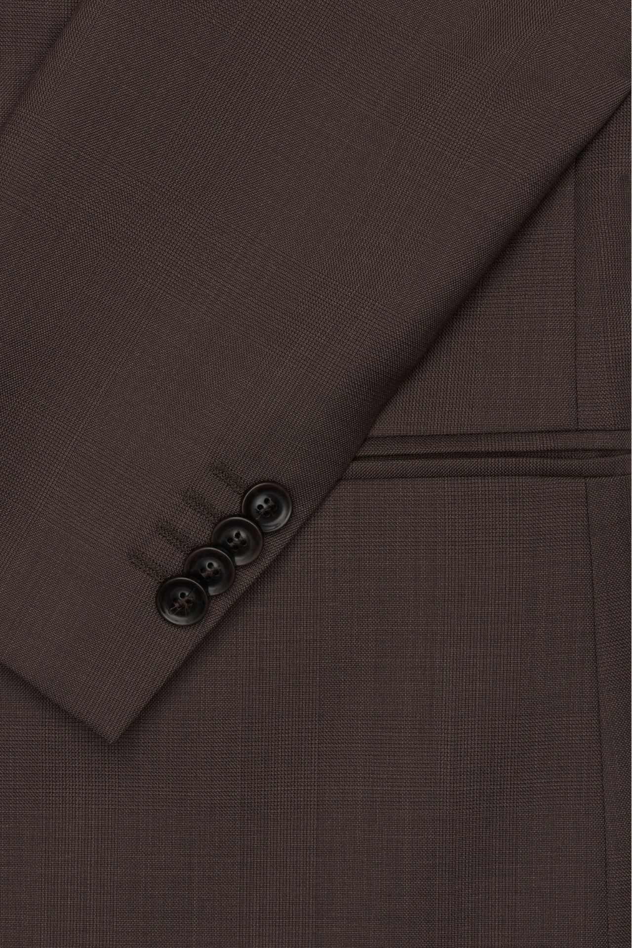 MARYNARKA MULA BRĄZOWA REGULAR FIT JEDNORZĘDOWA Z WEŁNĄ