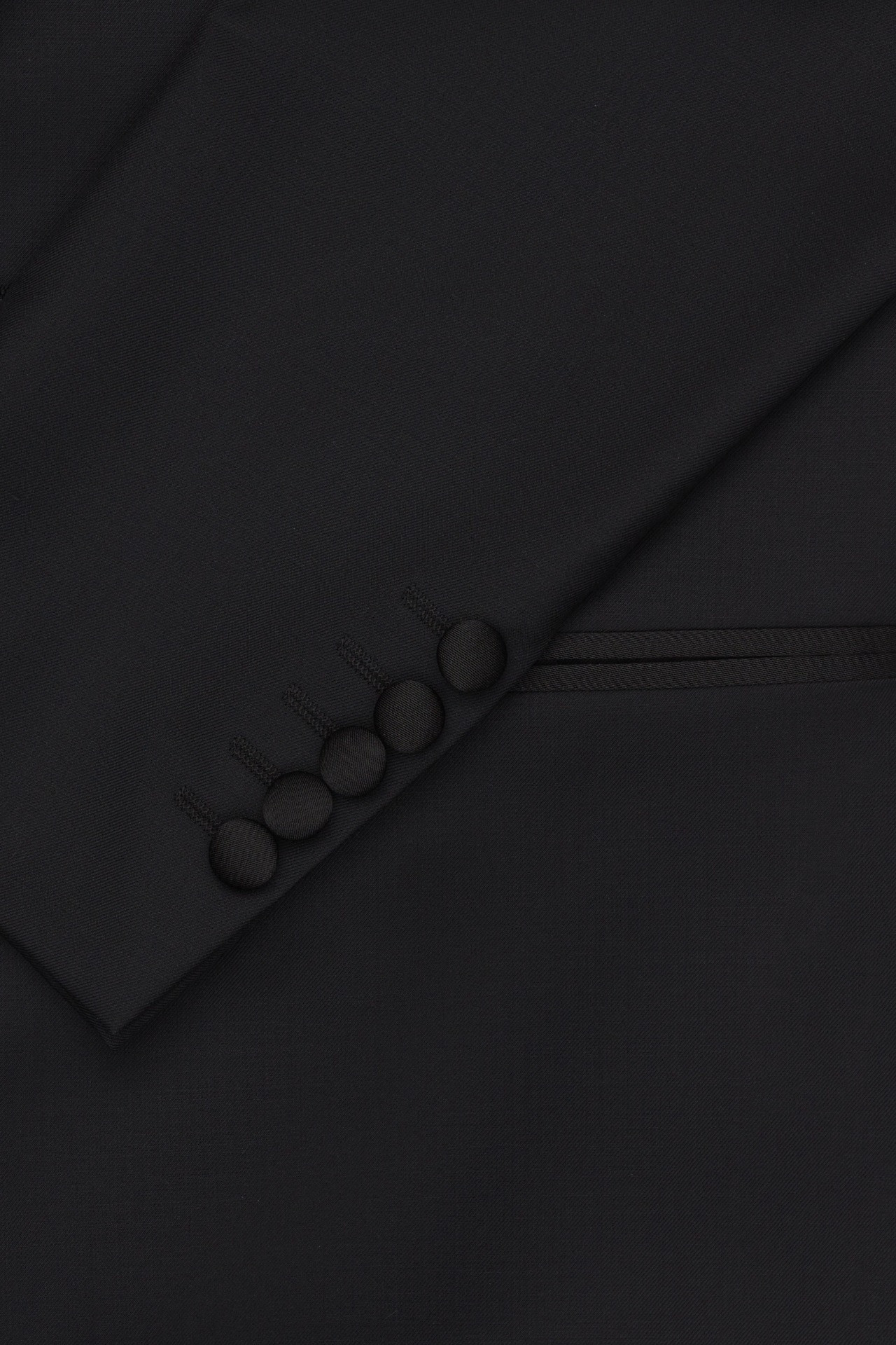 MARYNARKA WINIS CZARNA SLIM FIT JEDNORZĘDOWA Z WEŁNĄ