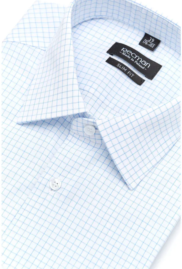 KOSZULA COVIVA 2936 DŁUGI RĘKAW SLIM FIT BIAŁA