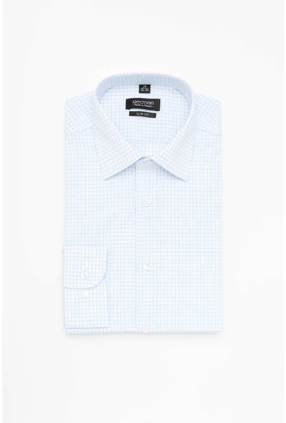 KOSZULA COVIVA 2936 DŁUGI RĘKAW SLIM FIT BIAŁA