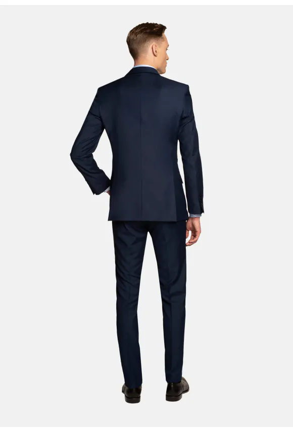 GARNITUR BIANCO 313 NIEBIESKI SLIM FIT