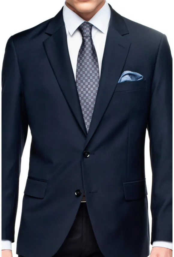 GARNITUR ABRAM 306 GRANATOWY REGULAR FIT