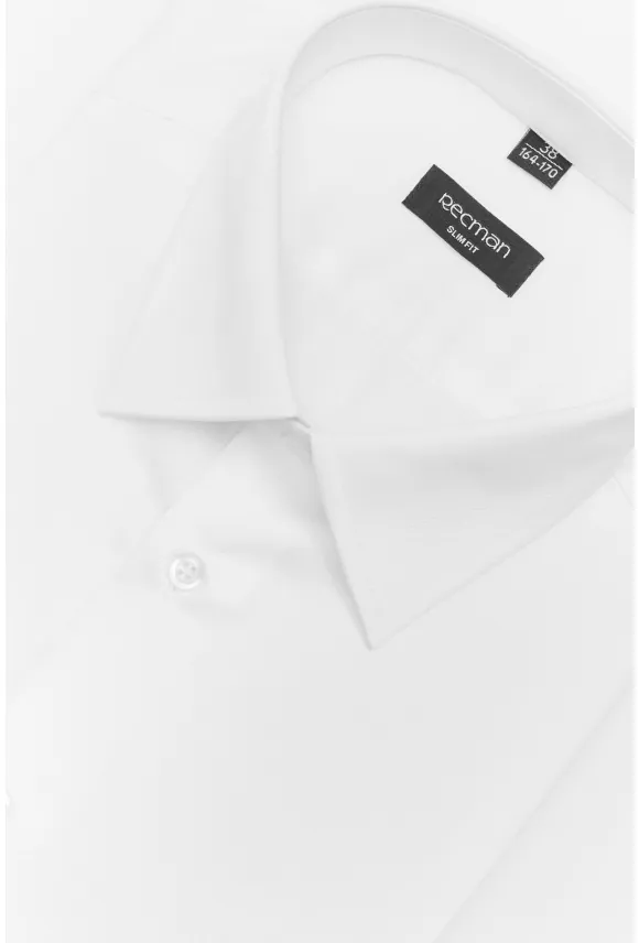 KOSZULA VERSONE 3044D DŁUGI RĘKAW SLIM FIT BIAŁY
