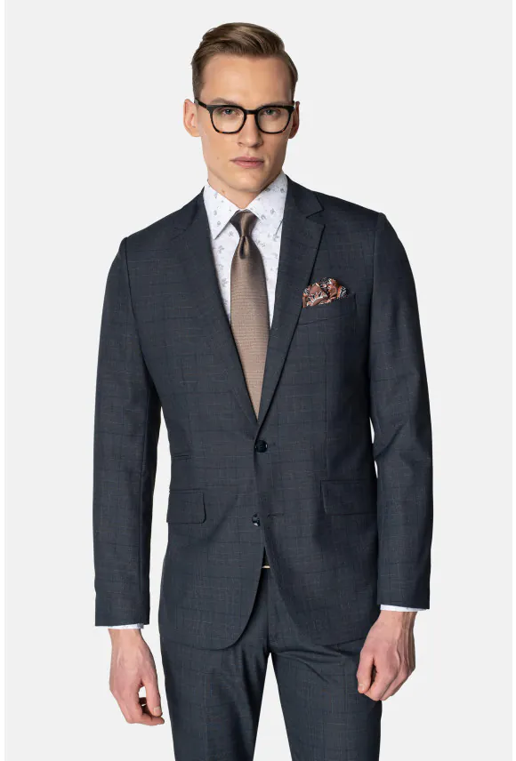 MARYNARKA BARNI GRAFITOWA SLIM FIT