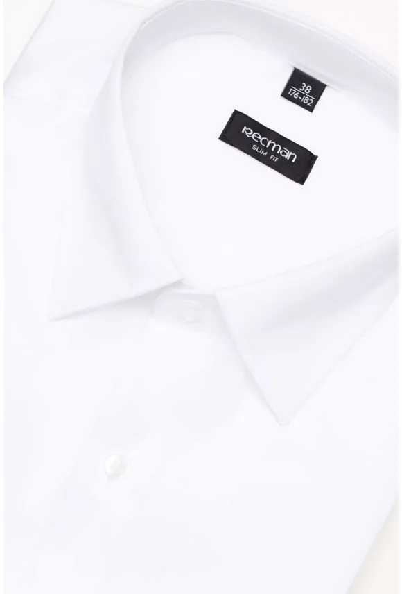 KOSZULA VERSONE 3053M DŁUGI RĘKAW SLIM FIT BIAŁA